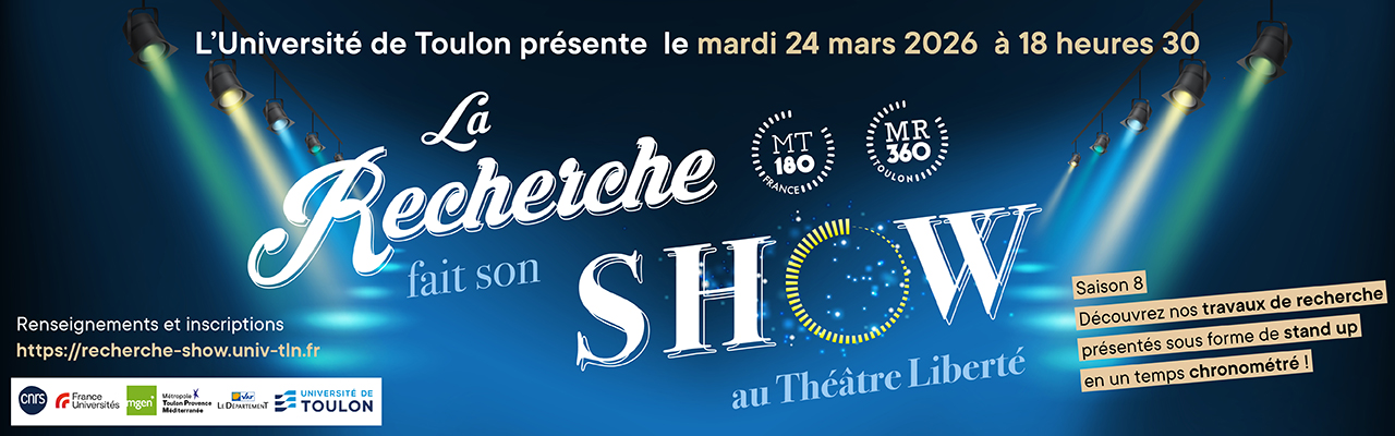 La recherche fait son show au théâtre Liberté – 2026